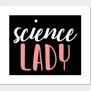 science lady - science girl Posters and Art